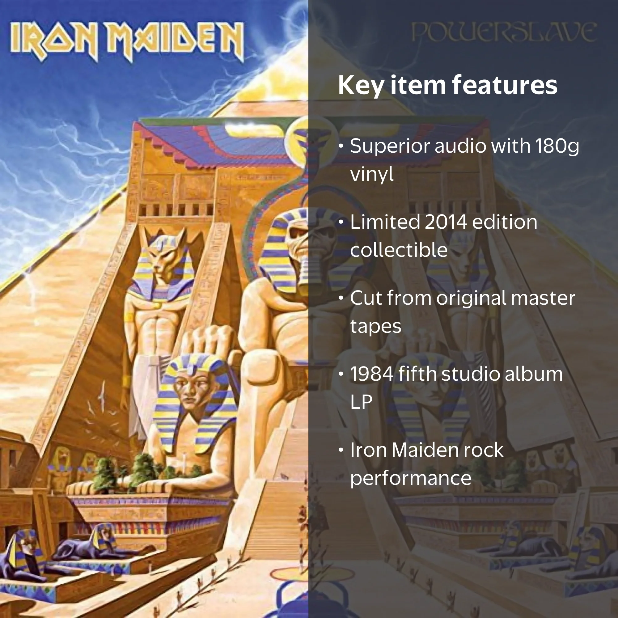 Iron Maiden - Powerslave - Music & Performance - Vinyl - Walmart.com