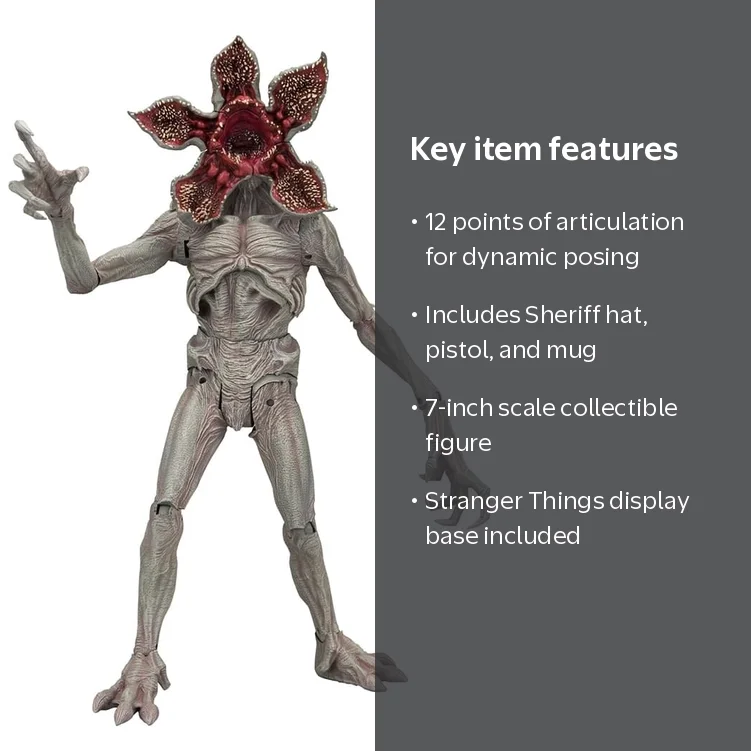 Mcfarlane Toys Netflix Stranger Things Demogorgon Deluxe 10 inch