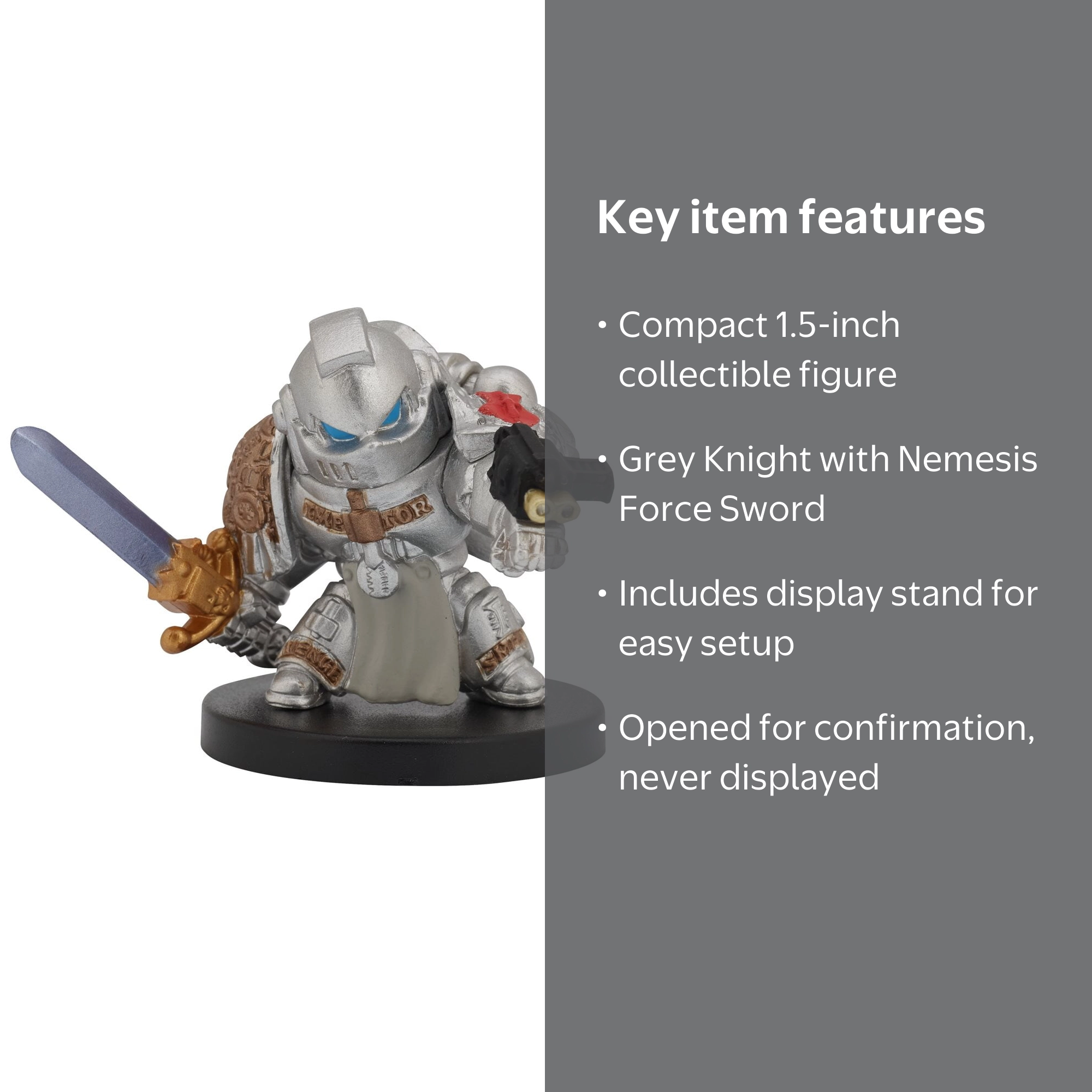 ゲームキャラクター Chibi Warhammer 40k Collection (Bandai) Bandai Warhammer 40K Chibi Set Marine Grey Knight Sister Skitarii