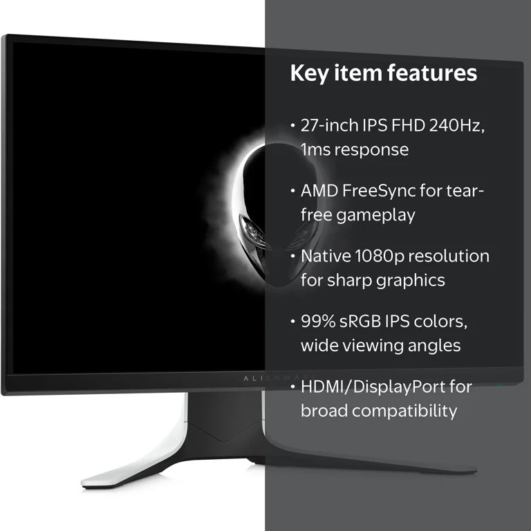 Alienware AW2720HF 27-inch IPS FHD 240Hz 1ms HDMI & DP Gaming