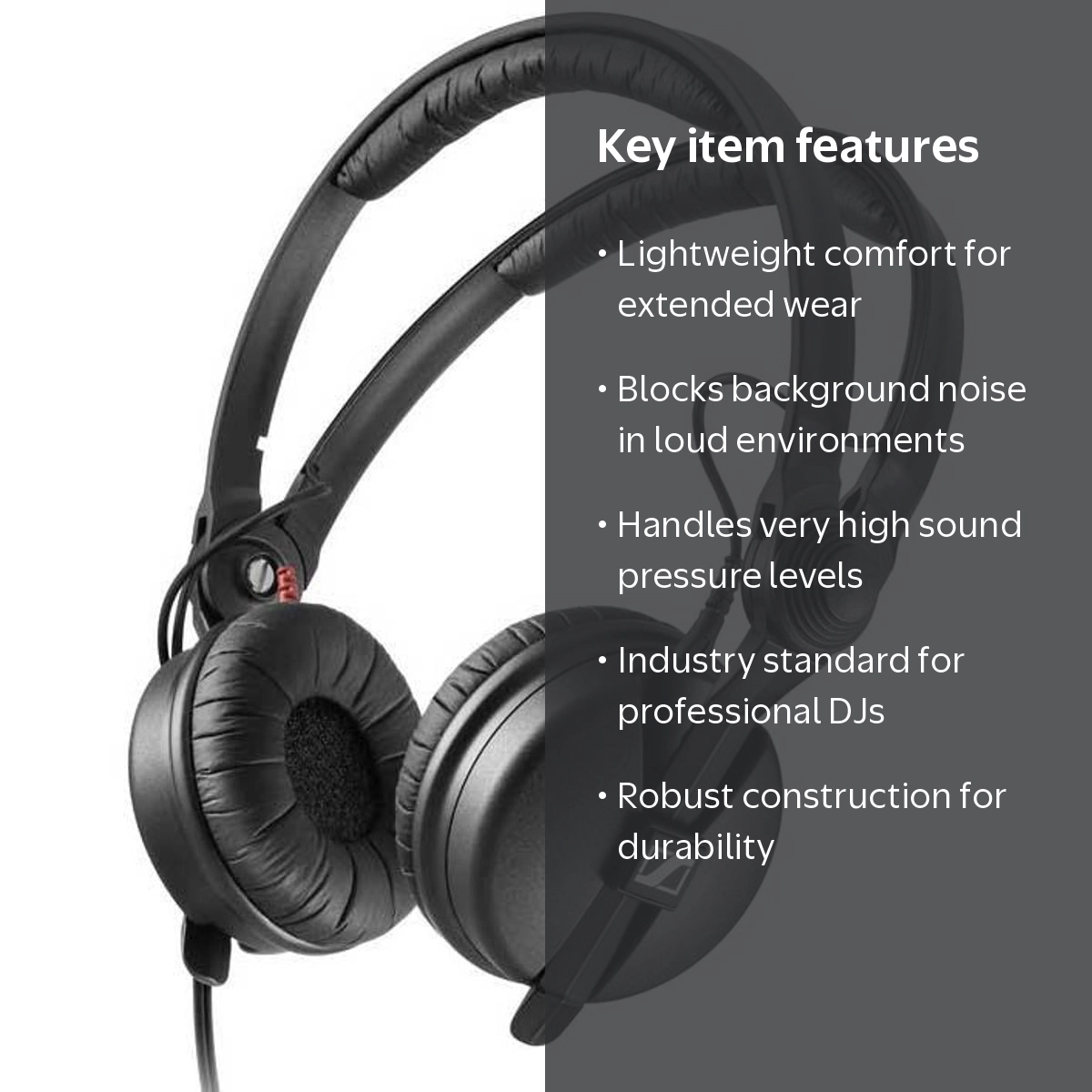 Sennheiser, Headphones, HD 25 Plus, Closed-Back, On-Ear DJ