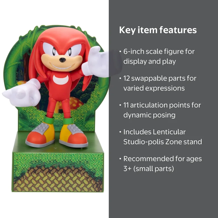 Sonic the Hedgehog Ultimate Knuckles 6 inch Scale Collectors
