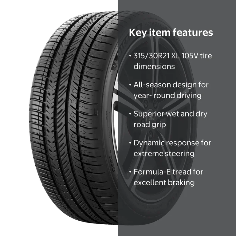 Michelin Pilot Sport All Season 4 All-Season 315/30R21/XL 105V
