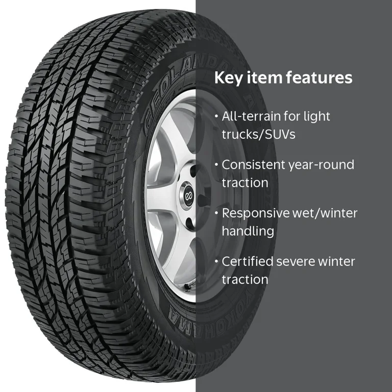 さかも① GEOLANDAR A/T G015 225/40R18 2本 Yokohama, All Terrain Light Truck Tire, 265/65R18, Black - Walmart.com