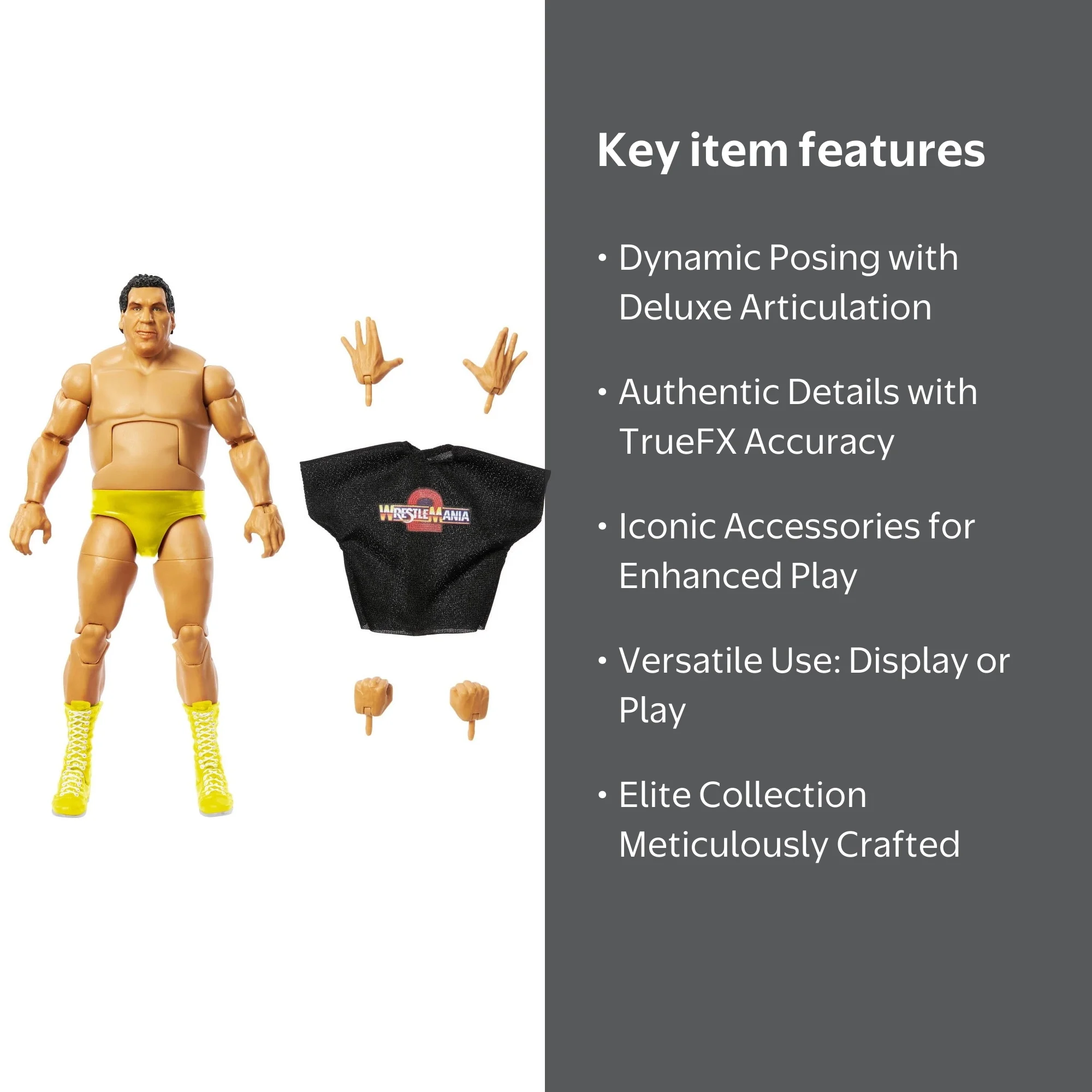 WWE Legends Elite Toy Wrestling Action Figure - André the Giant