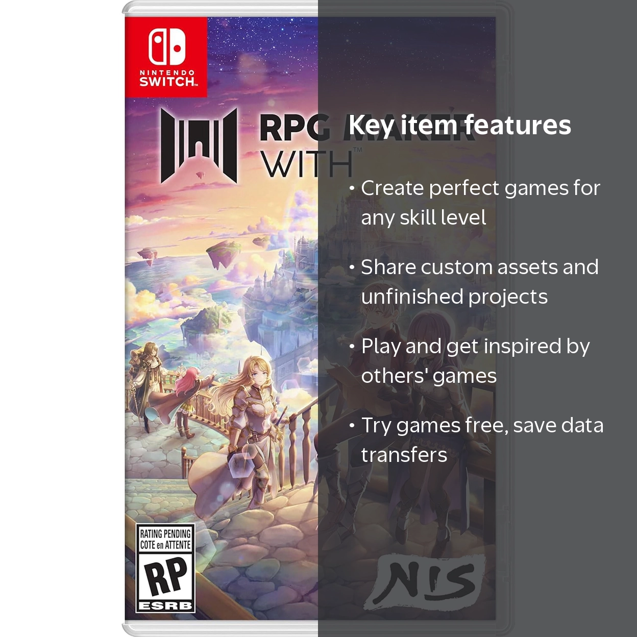 KOEI TECMO AMERICA CORP., RPG Maker for Nintendo Switch, Share