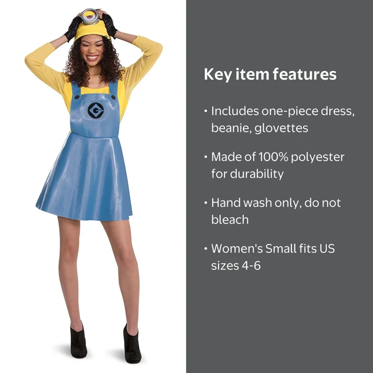 minion dress halloween Adult Costume from Minions 2 Unleash your playful side with this delightful costume inspired by a beloved animated character Last Minute DIY Adult Minion