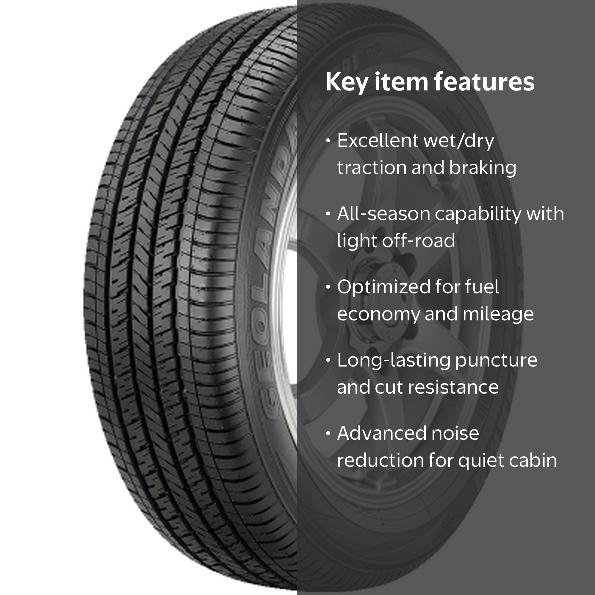 Yokohama Geolandar G91HV 225/60R18 100H - All Season SUV/Crossover