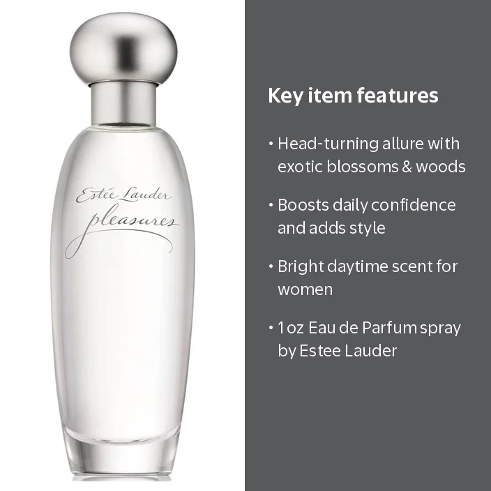 Est√©e Lauder, Eau de Parfum Spray, Pleasures 1 oz, Perfume for