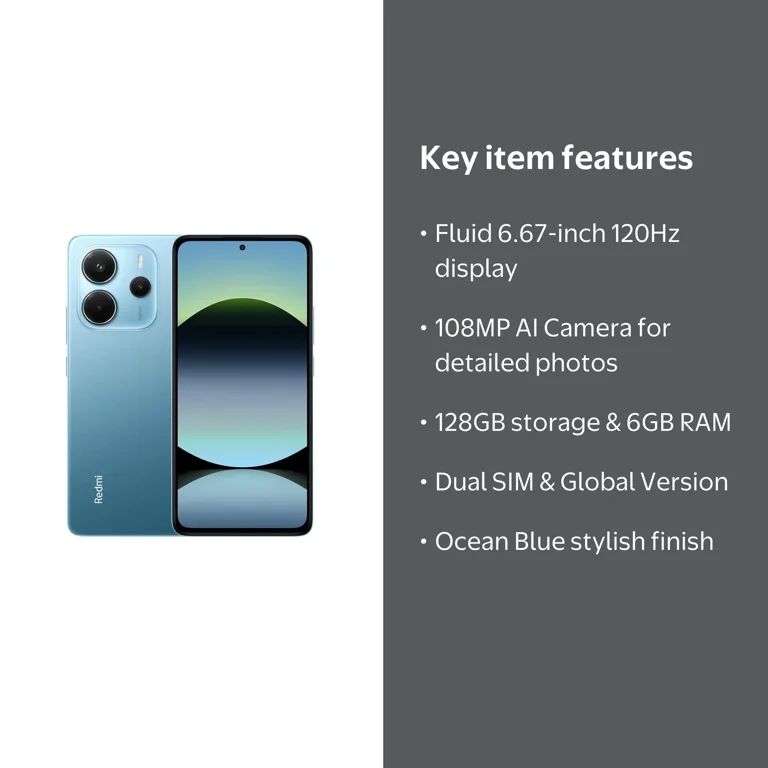 Xiaomi Redmi Note 14 4G LTE for Tmobile Mint Tello Global 128GB +