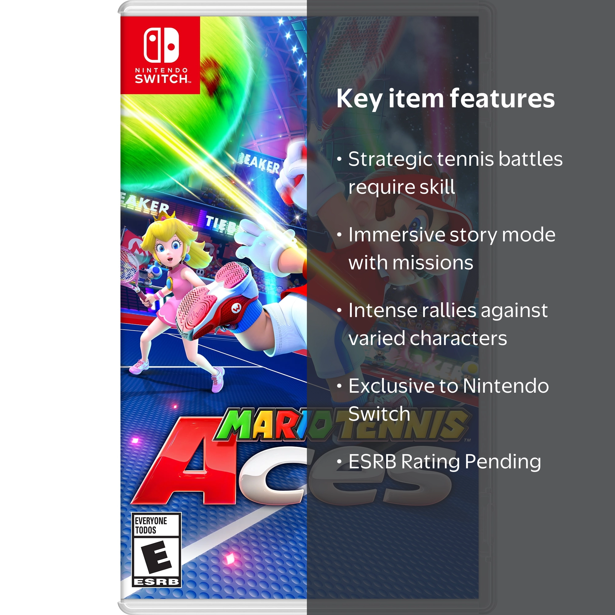 【中古】「非常に良い」Mario Tennis Aces (輸入版:北米) - Switch Nintendo Switch Game: Mario Tennis Aces - Walmart.com