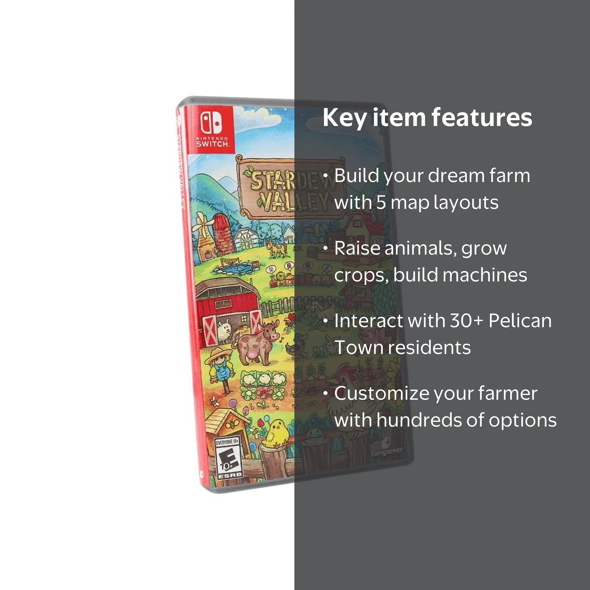 Stardew Valley for Nintendo Switch - Physical Game, Open World RPG
