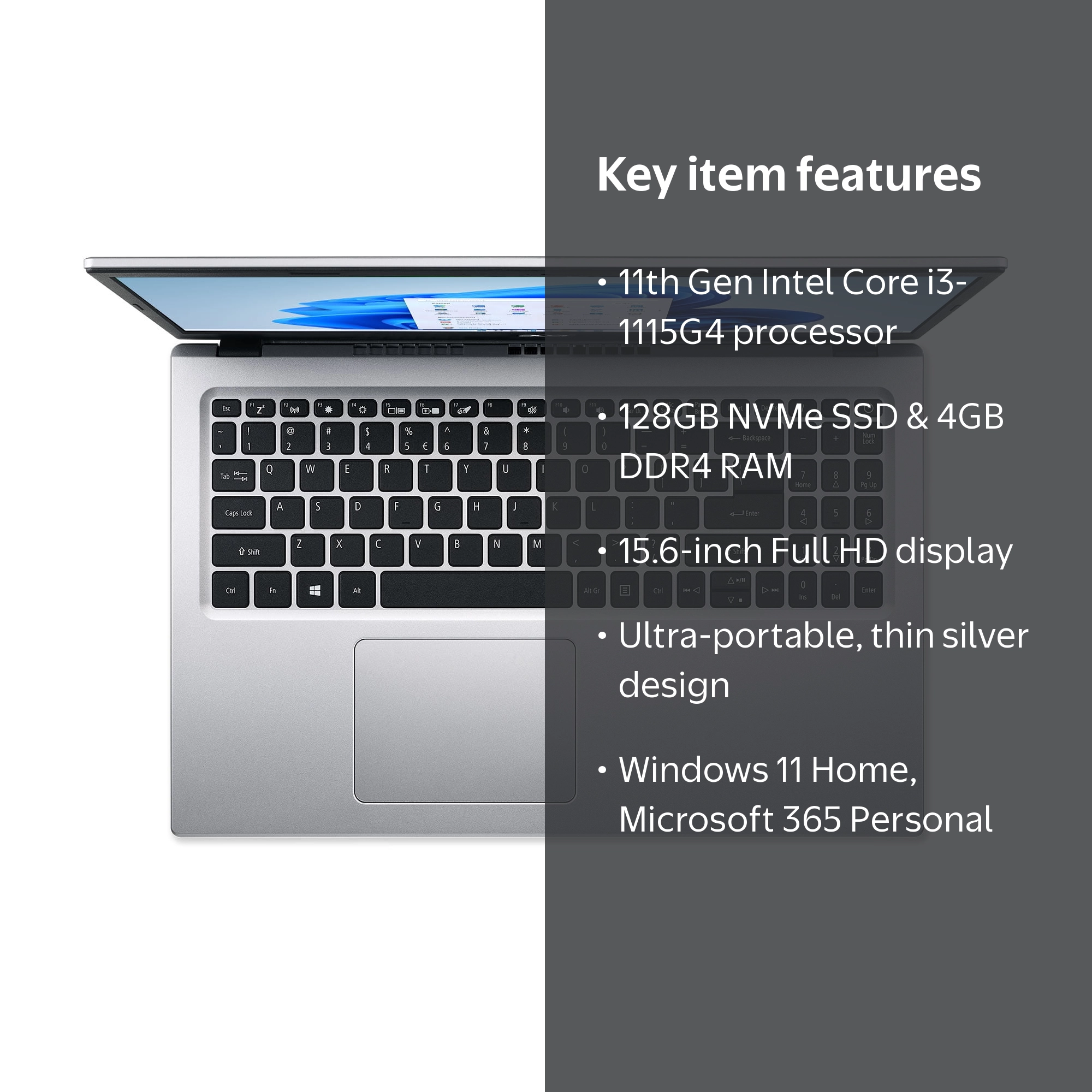 Acer Aspire 3 Laptop, 15.6
