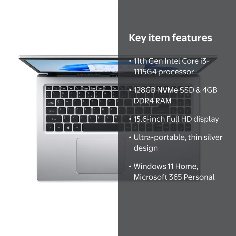 Acer Aspire 3 Laptop, 15.6