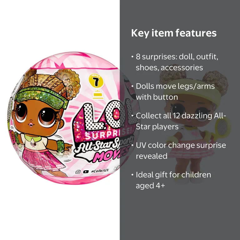 LOL Surprise All-Star Sports Moves Dolls Series 7, Unbox 8