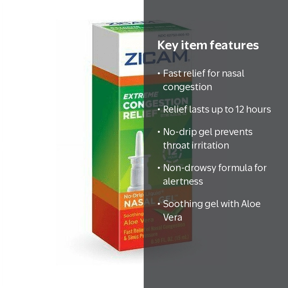 Zicam Sinus Liquid Drip Decongestant, Extreme Congestion Relief