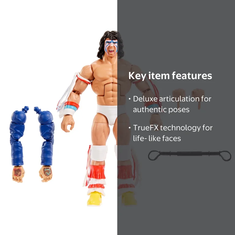 WWE Elite Collection Premium Live Event Ultimate Warrior Action