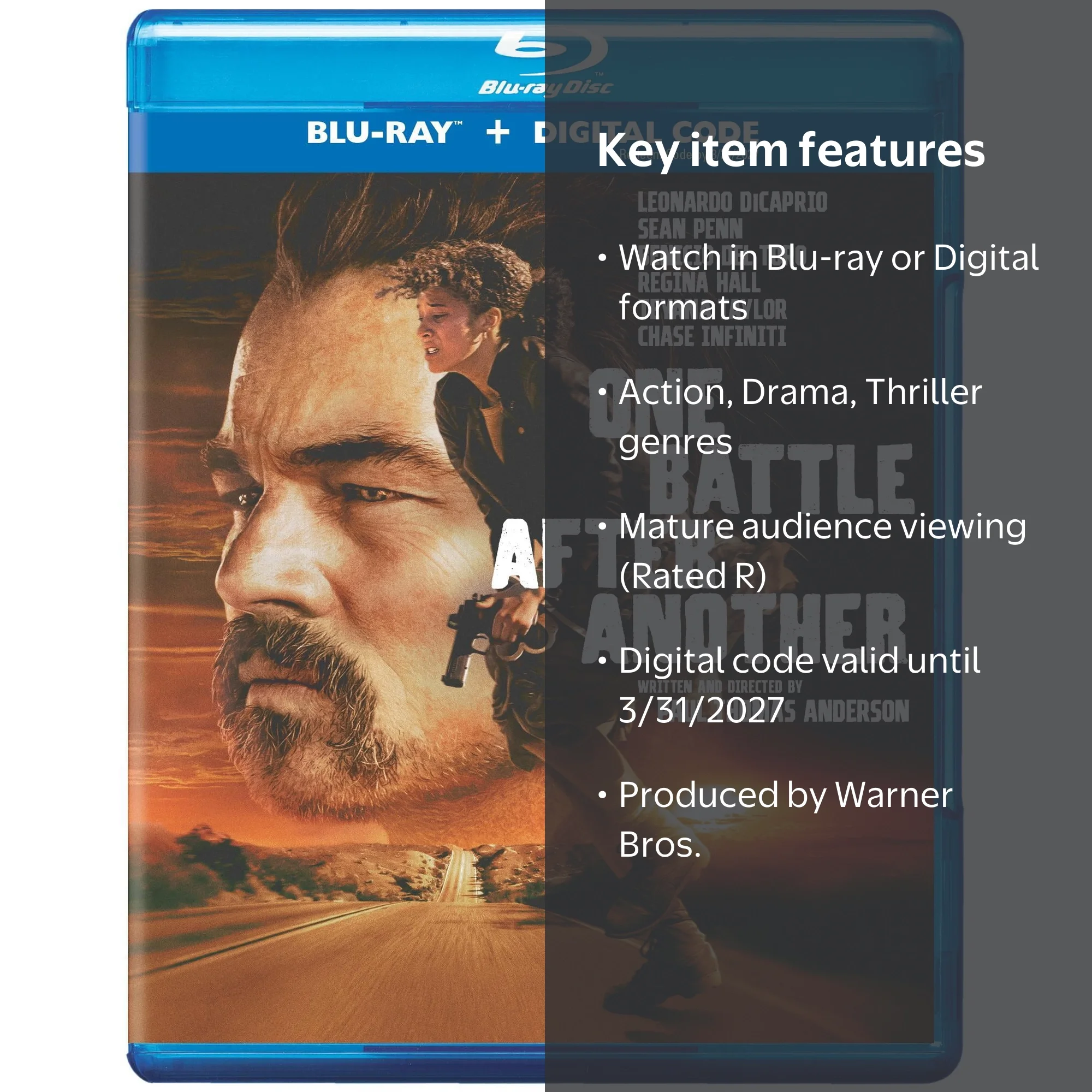 Warner Bros. One Battle After Another Blu-ray + Digital - Walmart.com