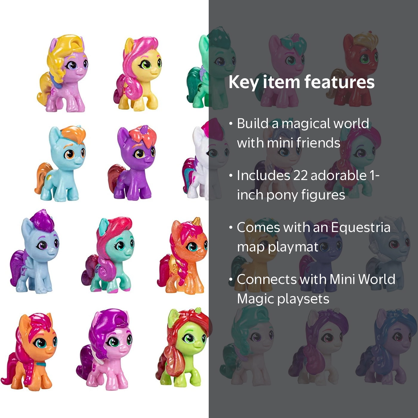 My Little Pony Mini World Magic 22-Pack Set: Equestria Characters
