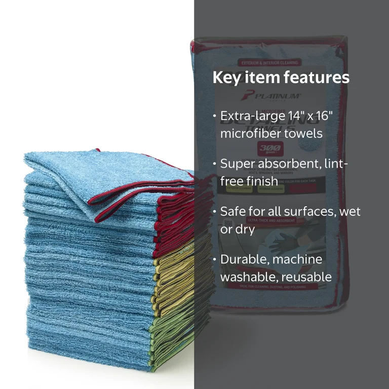 Platinum Series XL Multi-Purpose Microfiber Towels, Detailing