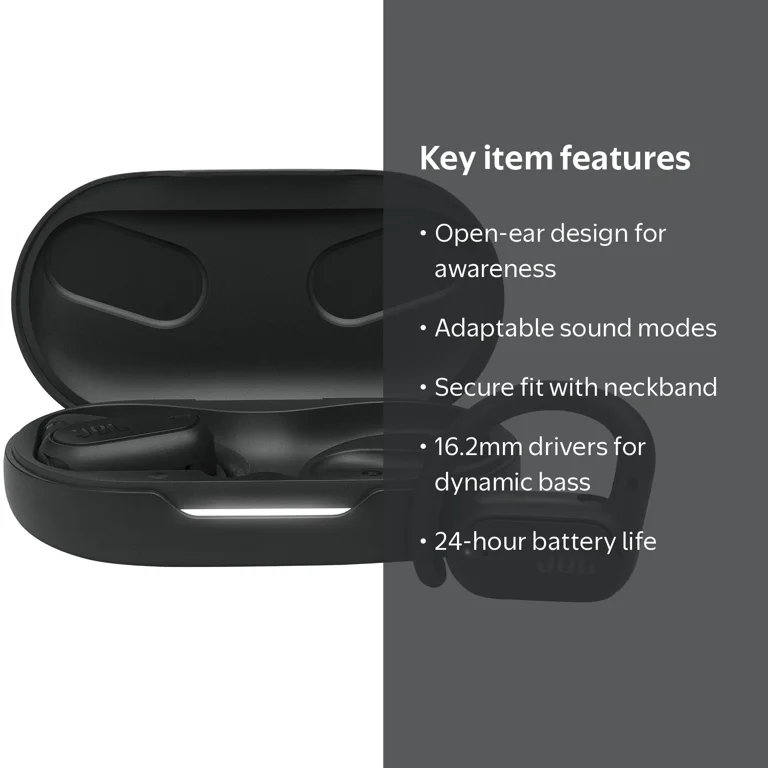 JBL Soundgear Sense - True Wireless Open-Ear Bluetooth Headphones