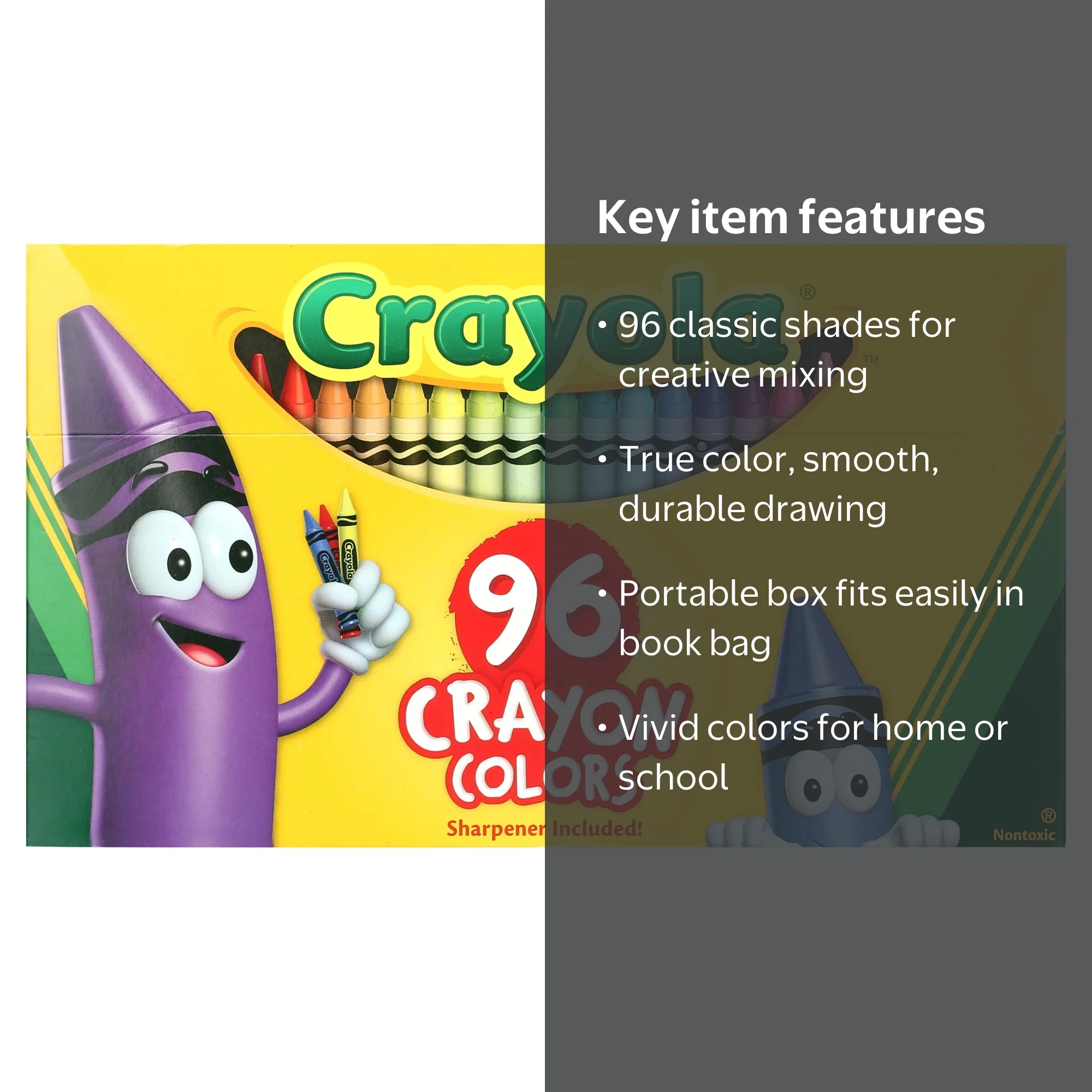 Crayola 96-Pack Multicolor Crayons - Walmart Business Supplies