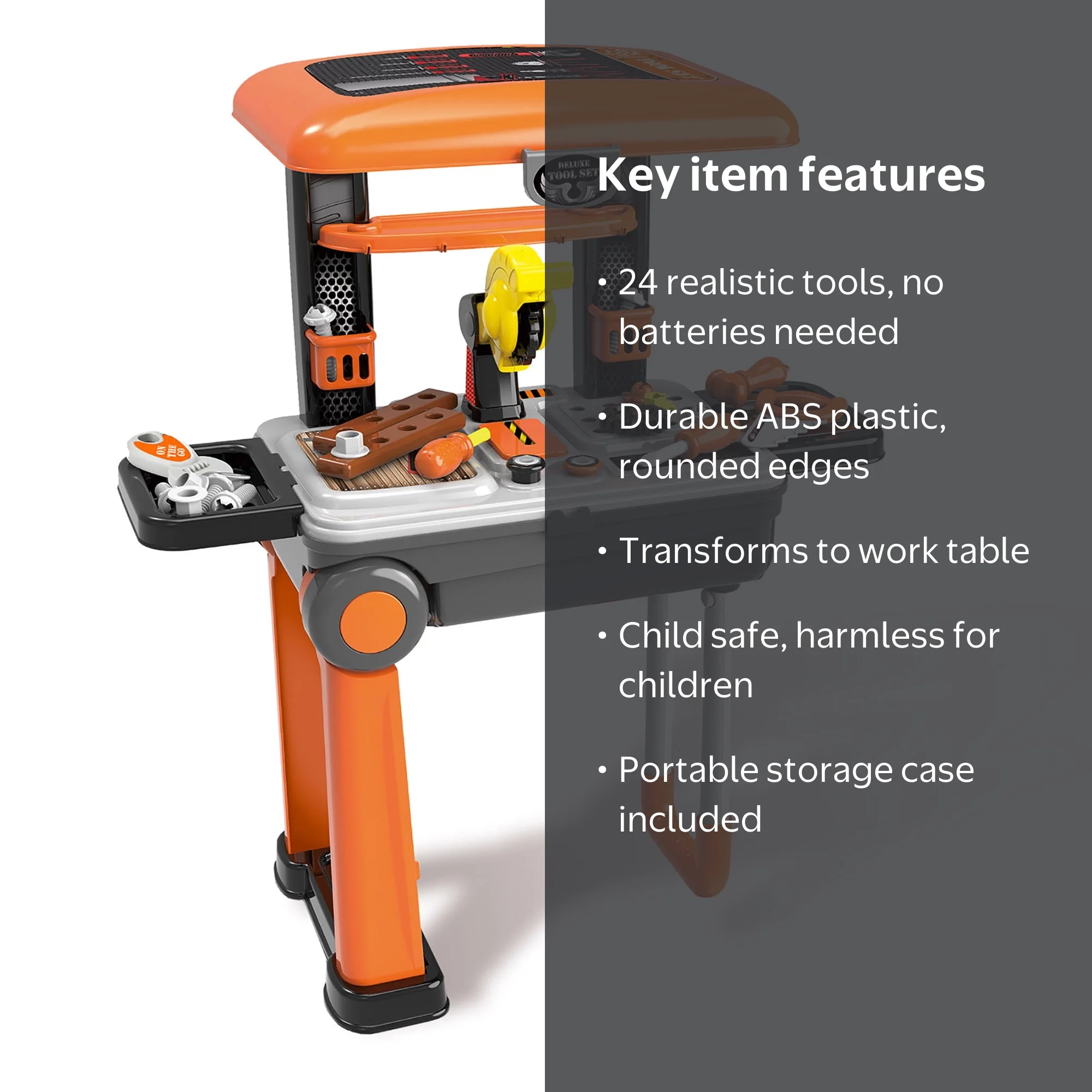 Kid Galaxy On the Go Carry On Suitcase & Pretend Play Tool Set