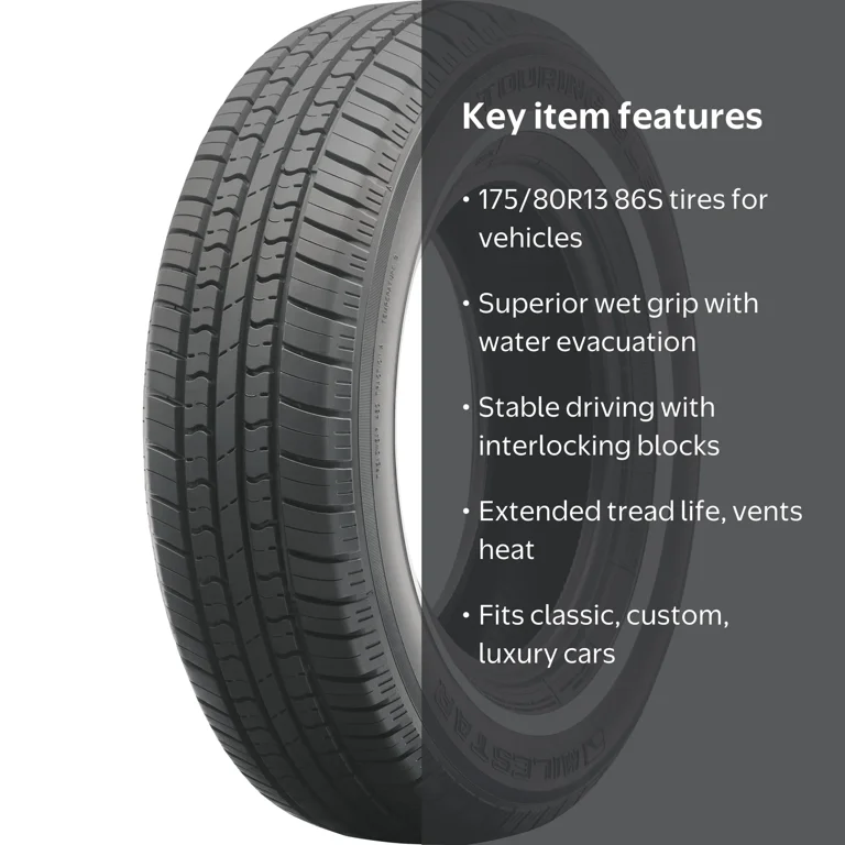 Milestar, Passenger Tire, Water Traction, 175/80R13 - Walmart.com Milestar, Passenger Tire, Water Traction, 175/80R13 - Walmart.com