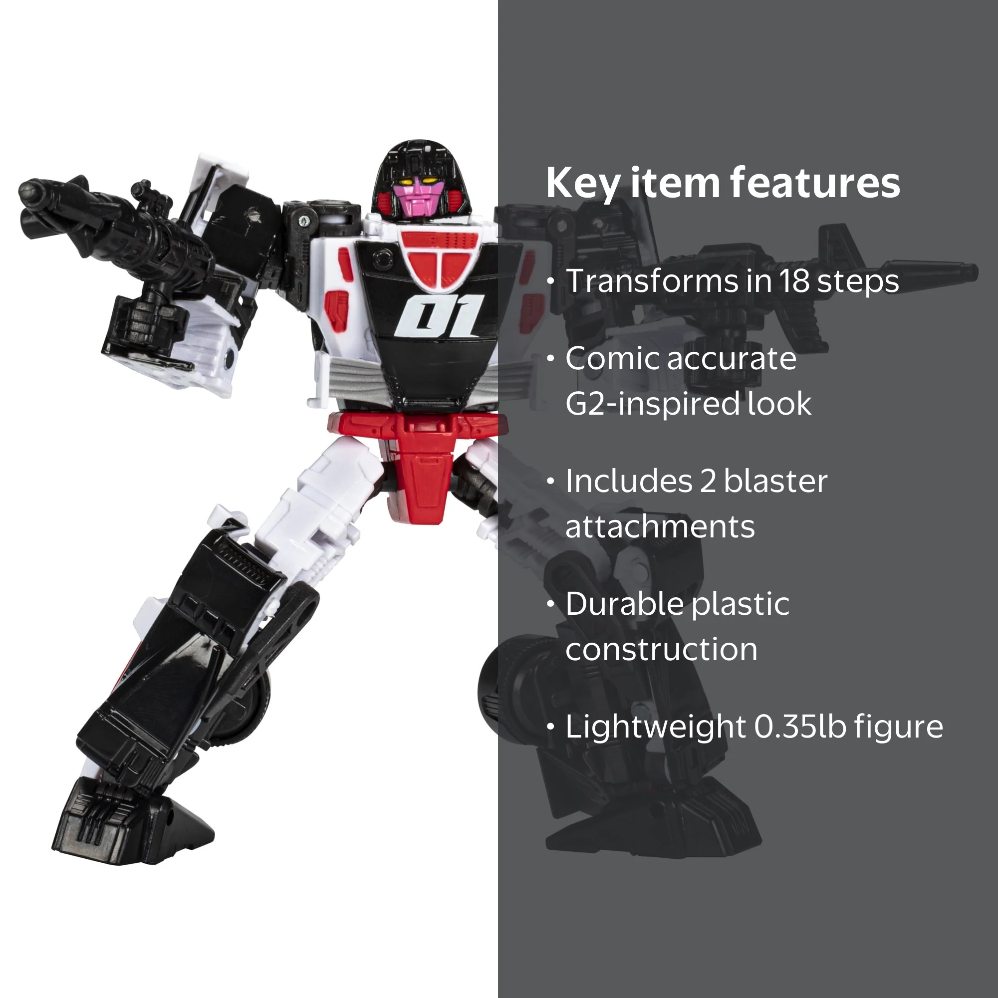 Transformers Legacy Deluxe Decepticon Crasher Action Figure