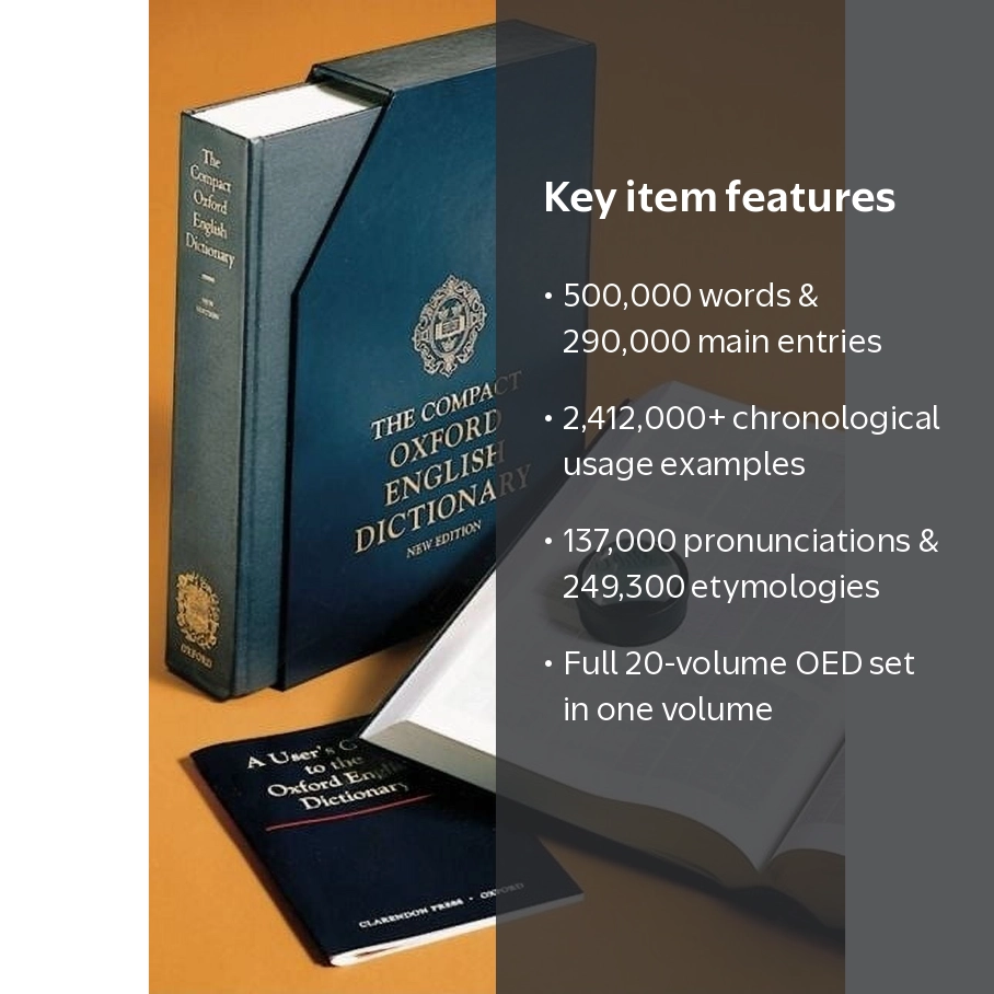 The Compact Oxford English Dictionary, (Hardcover) - Walmart.com