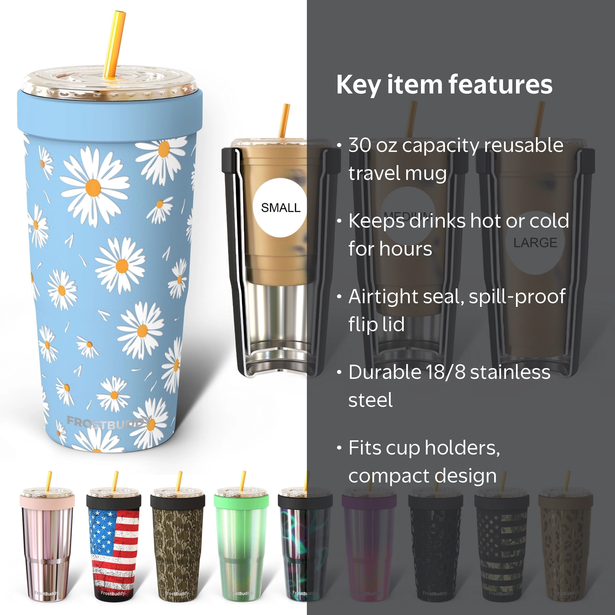 Frost Buddy Togo Buddy Stainless Steel Vacuum Insulated Tumbler