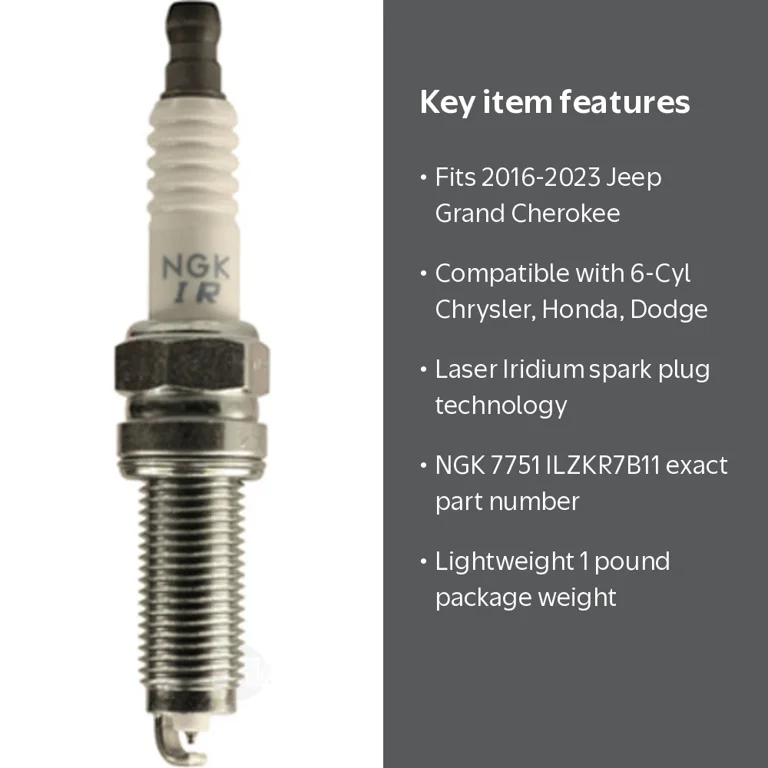 NGK 7751 ILZKR7B11 Laser Iridium Spark Plug Fits select: 2016-2018