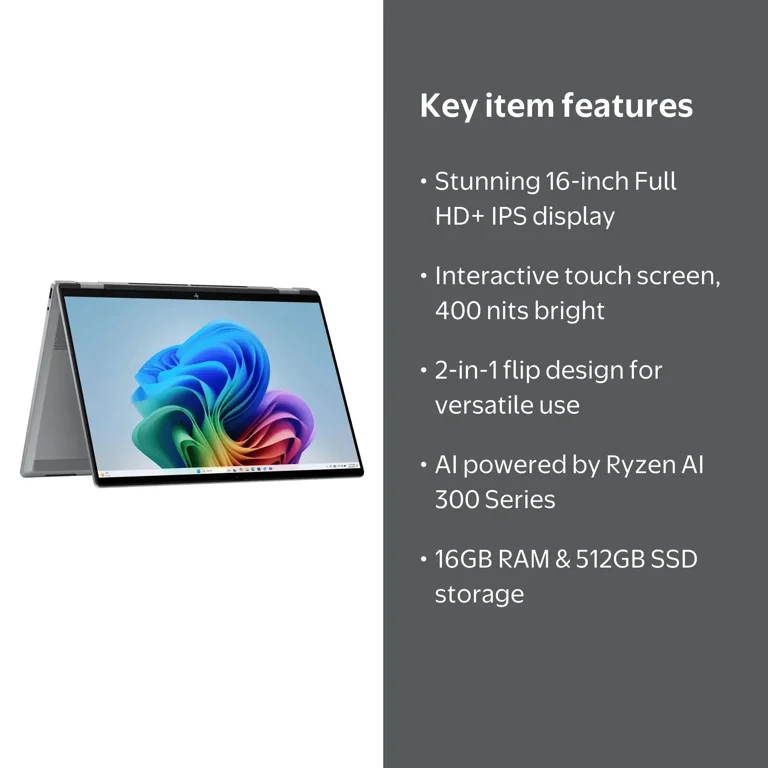 HP OmniBook X Flip 2-in-1 PC, 16