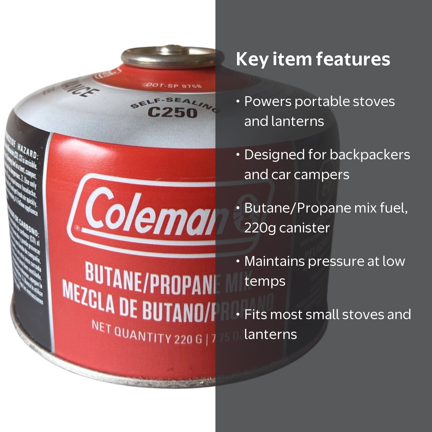 Coleman Fuel 7.75oz - Fuel supply for camping suppliers - Walmart