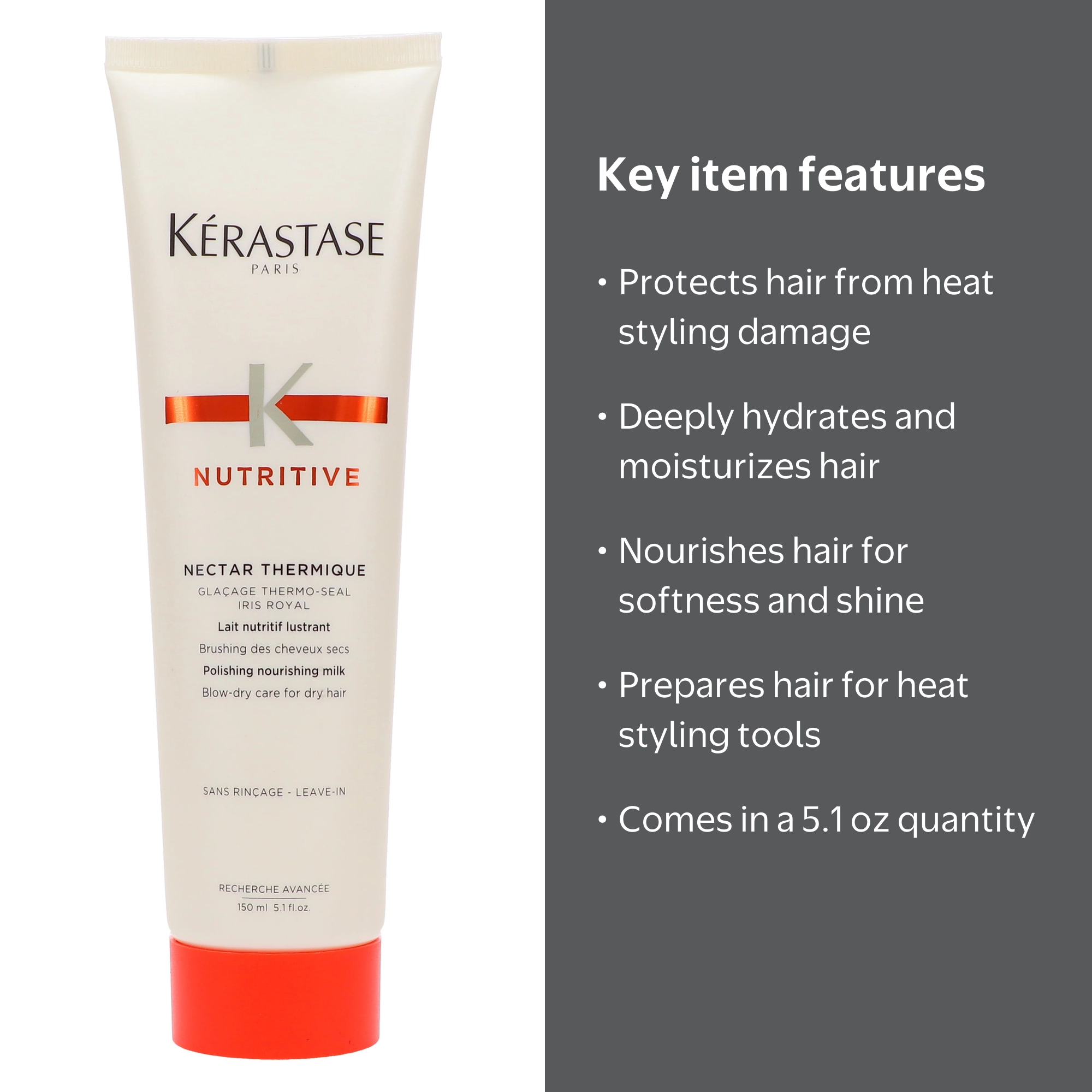 Kérastase, Nutritive Nectar Thermique Creme, 5.1 fl oz, Multicolor