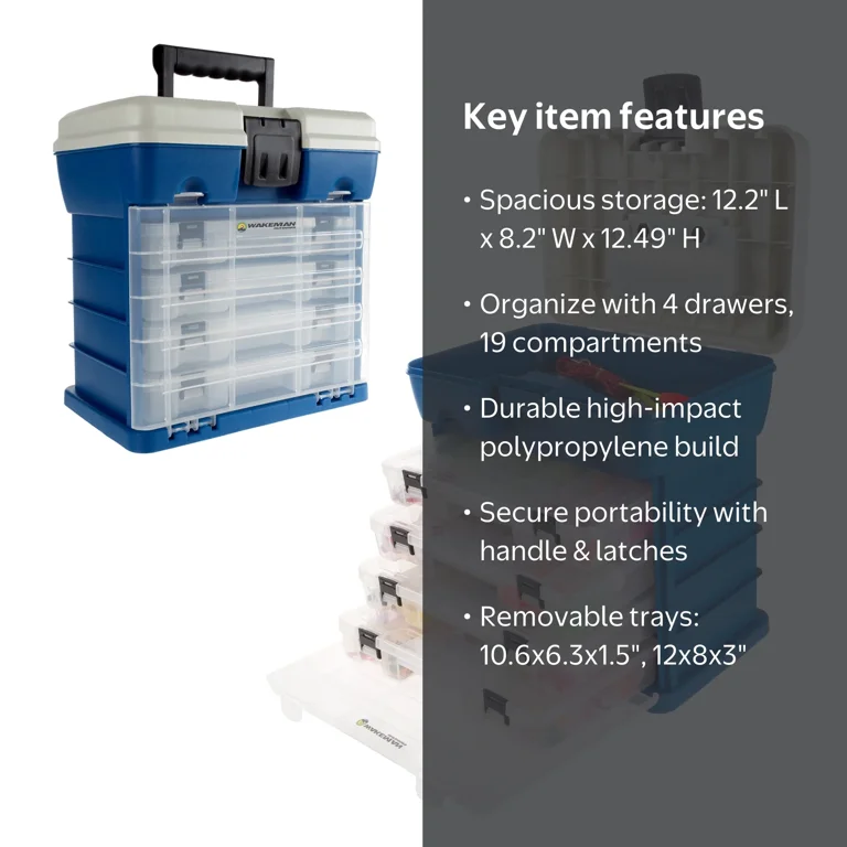 drawers tackle box Plano Four Drawer System,Premium tackle storage and tool organization, Premium Tackle Storage : Fishing Tackle Boxes : Sports & Outdoors Drawer Tackle Box puts the bait 4 Drawer-8 Tray Tackle Box