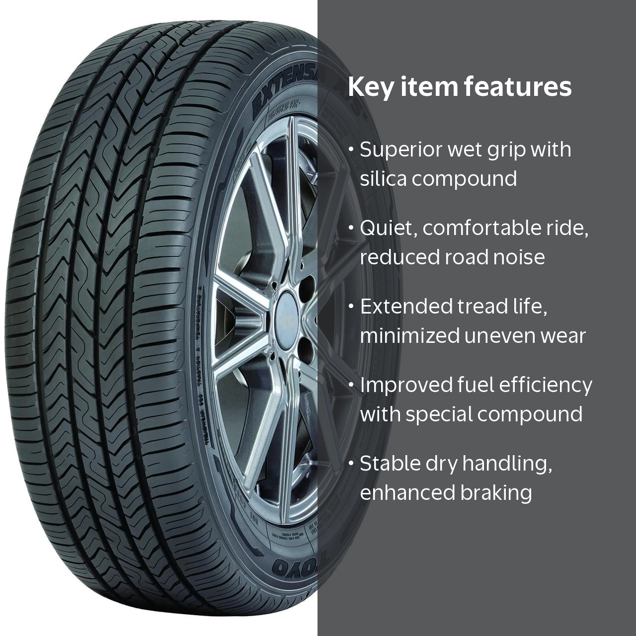 Toyo Extensa A/S II 215/60R16 95H All Season Tire, Size 215/60R16