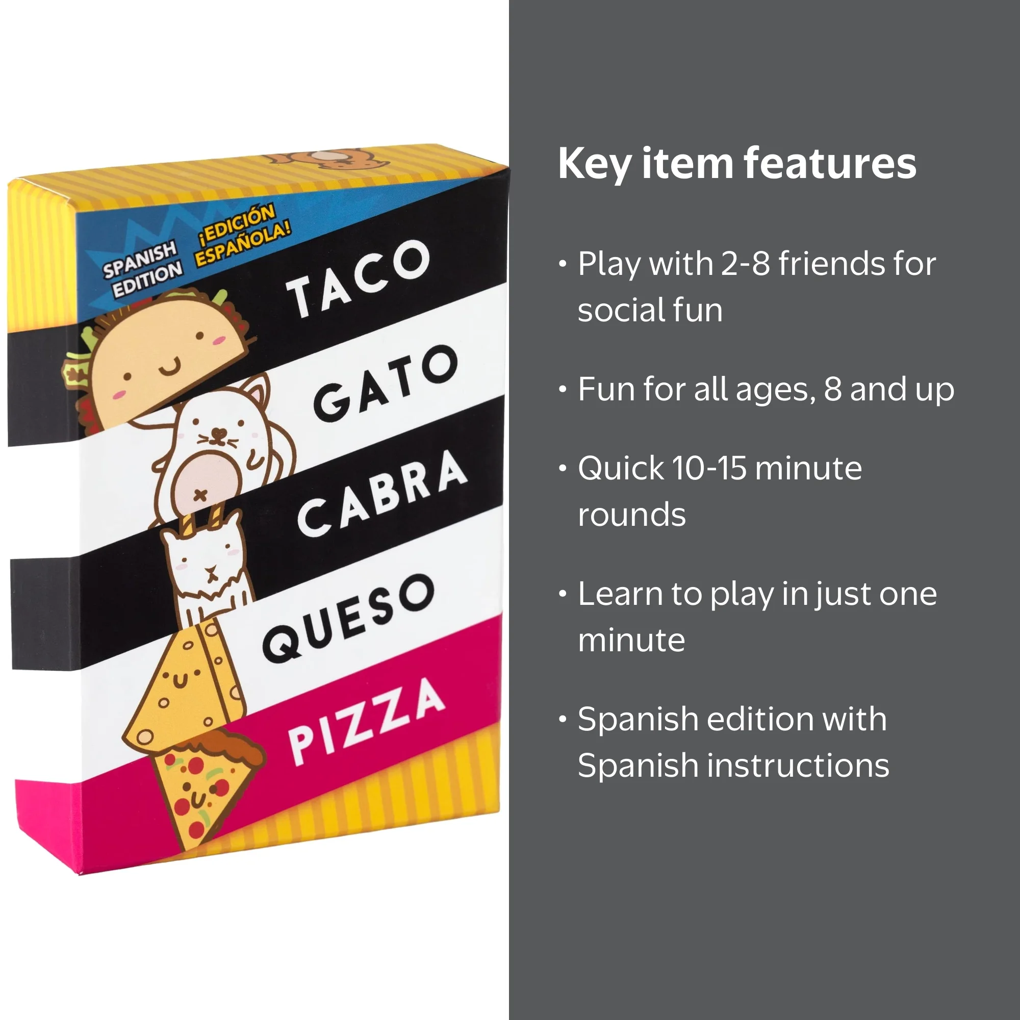 Taco Cat Games Taco Gato Cabra Queso Pizza – Fast-Paced Family