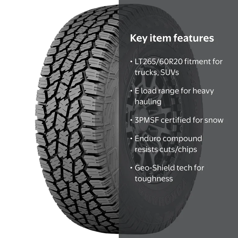 Yokohama Geolandar A/T4 G018 All Terrain LT265/60R20 121/118S E