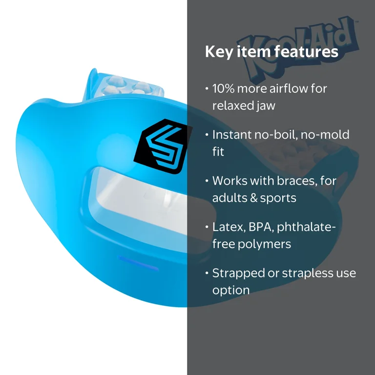 Shock Doctor Sport Lip Guard, Max AirFlow Tropical Punch, Adult
