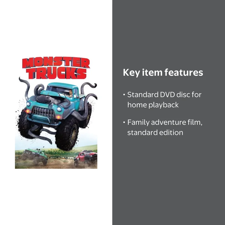 Monster Trucks (DVD) (Walmart Exclusive) - Walmart.com