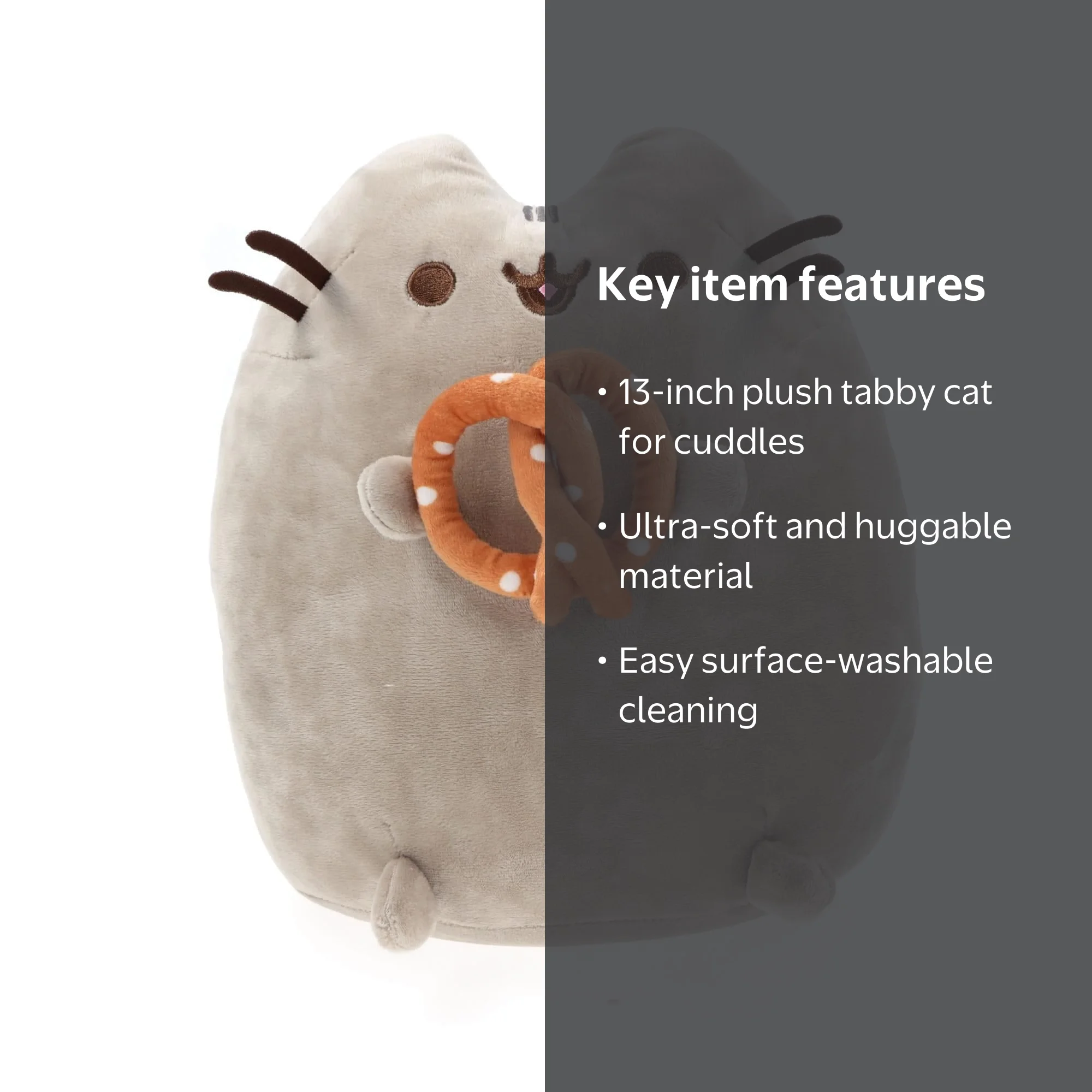 Pusheen 13 Inch Plush | Pusheen with Pretzel - Walmart.com