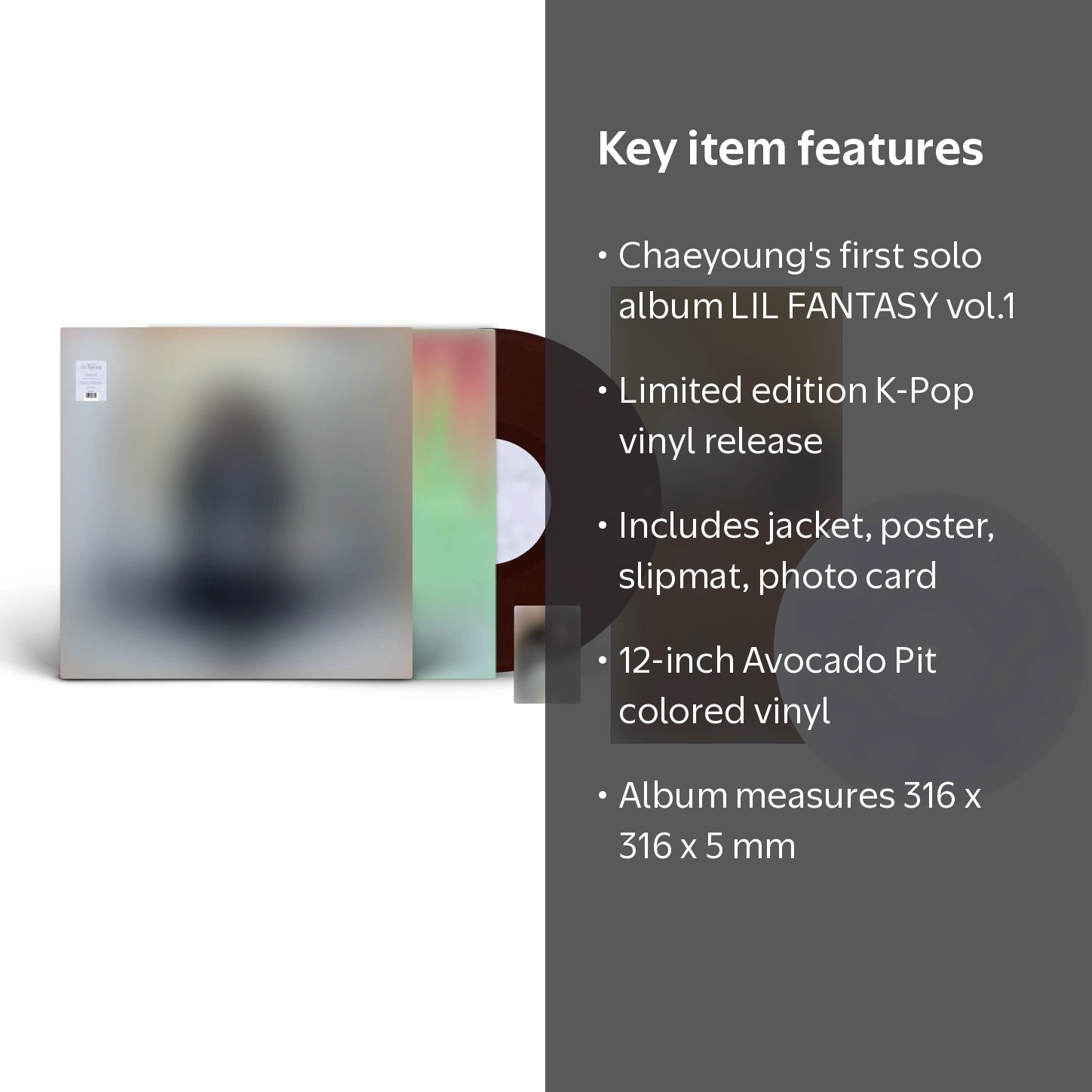 Chaeyoung (Twice) - LIL FANTASY vol.1 (Avocado Pit Vinyl