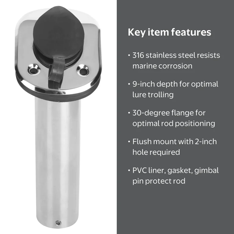 fishing hole rod holders 3/5/6 Holder Bracket Multi Holes Fishing Feeder Pods Stand with Banks Stick Easy to Use Multi Hole Rack : Sports & Outdoors its equally suited for professional rod builders and passionate anglers Drift Stainless Steel Marine Fishing