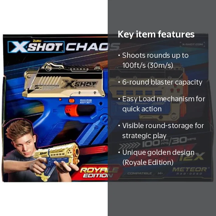 X-Shot Chaos Meteor Blaster (Royale Edition) - Walmart.com