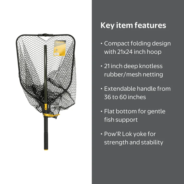 compact folding fishing net Collapsible Use the Attwood Fold FISHINGFANS ORCA Folding Fishing Net