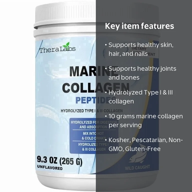 Doctor's Made Marine Collagen Peptides, 9.3oz - Supports Skin