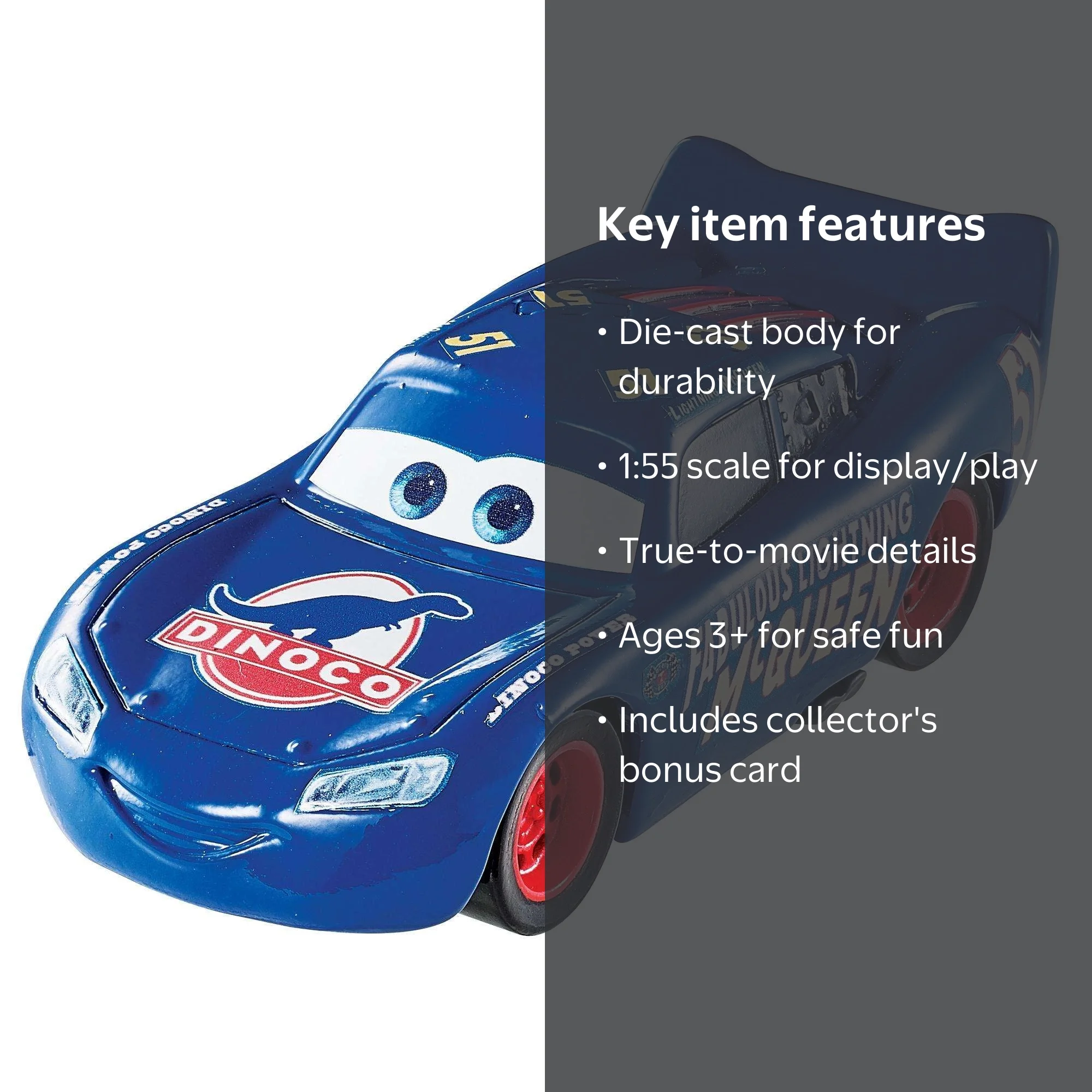 Disney/Pixar Cars 3 Fabulous Lightning McQueen Vehicle with Bonus
