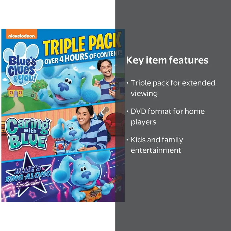 Blue's Clue's And You - Triple Pack (DVD), Paramount, Kids