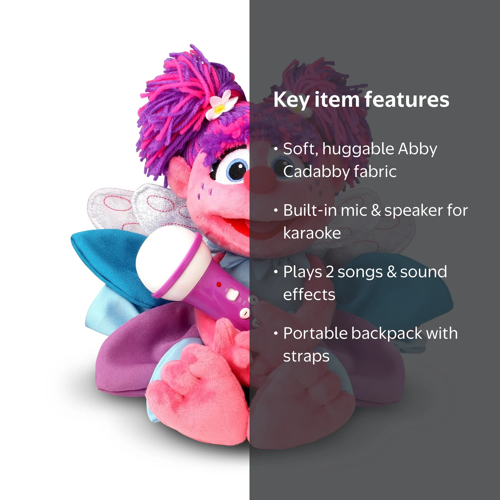 Singing Machine Kids, Sesame Street Karaoke Plush Backpack with